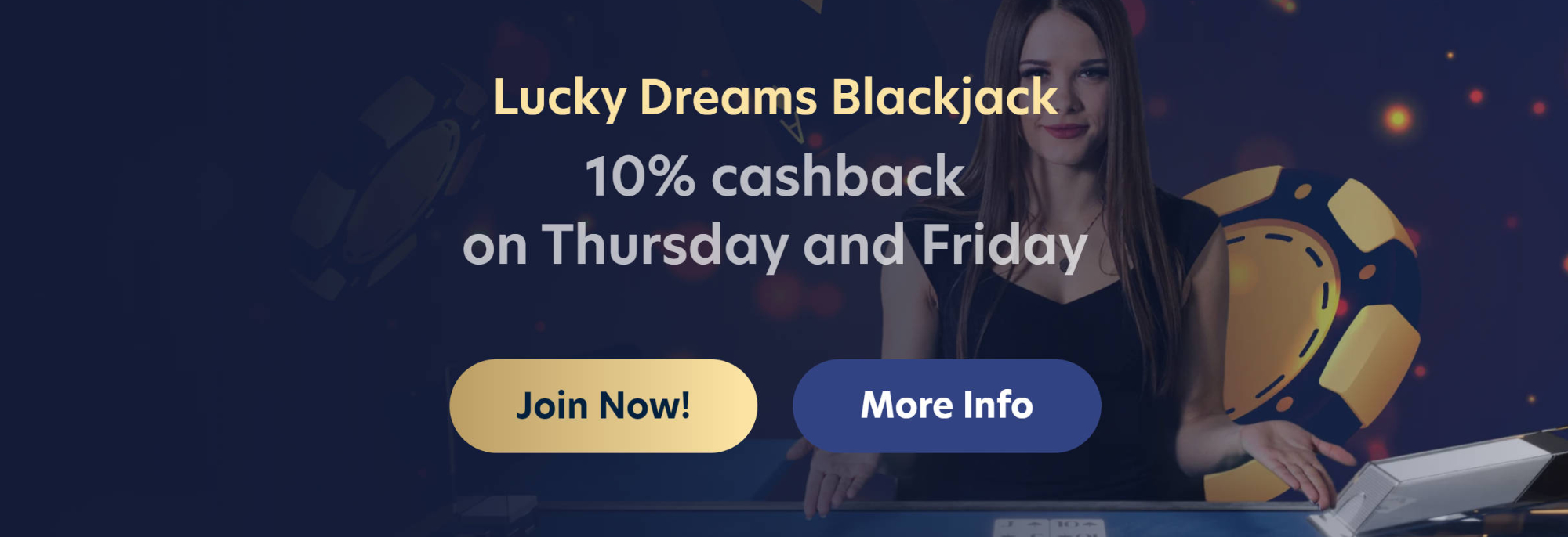 LuckyDreams blackjack offer