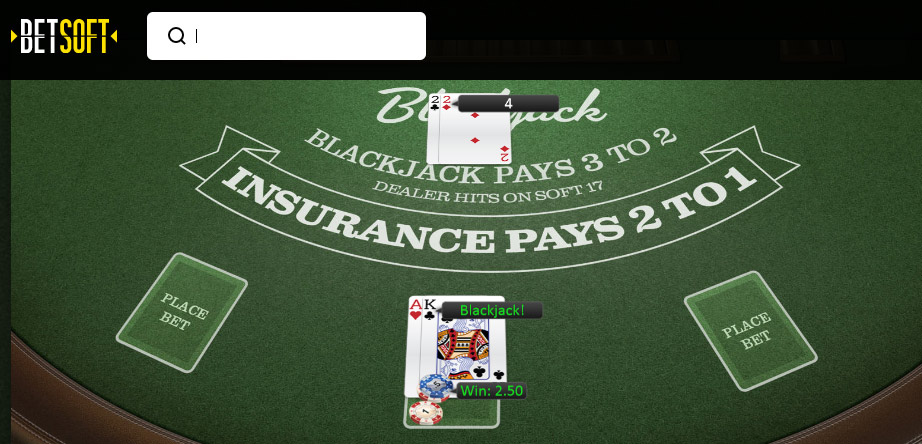 single-deck-blackjack-betsoft